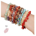 933pcs Mixed Gemstone Beads and Silver Pendant